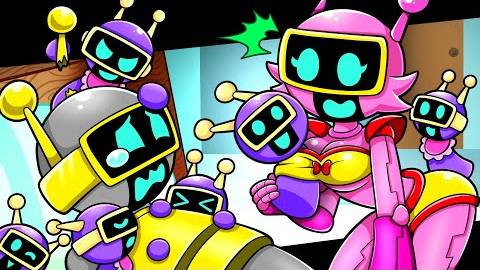 SPRUNKI Fun Bot & Pink Bot Kiss… and Boom! #sprunki #Спрунки смотреть онлайн