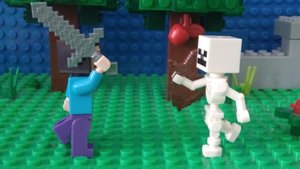 лего майнкрафт выживание стива