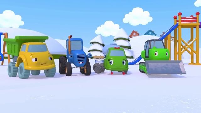 Синий трактор - Лентяй 🚜 Развивающие мультфильмы дет?