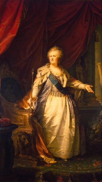Иоганн Баптист Лампи Старший. Портрет императрицы Ека смотреть онлайн