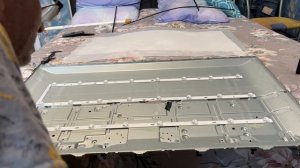 📺 HAIER LE43K6500U нет изображения - замена подсветки