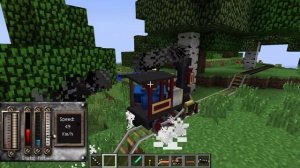 Майнкрафт, обзор на мою железную дорогу