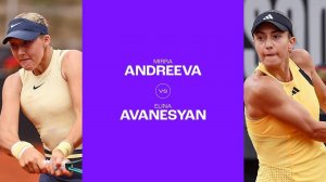 27.07.2024. Мирра Андреева - Элина Аванесян. WTA Lasi. Mirra Andreeva - Elina Avanesyan