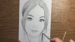 Как нарисовать лицо девушки.