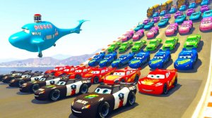 Полицейская Машина Маккуин и Человек-паук Маккуин и Друзья Тачки Горячие Колеса Мультики для Детей