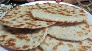 Лепешки с овсянкой и горчицей