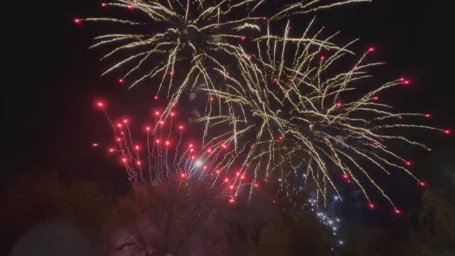 Салют у Мамаево Кургана 9 мая 2025 года