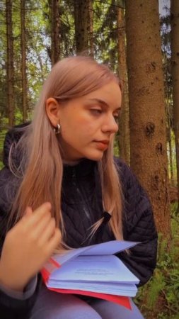 в лесу