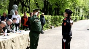 Городской смотр строя и песни в Волжске показал высокий уровень подготовки участников