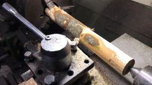 Скалка на токарном по металлу.