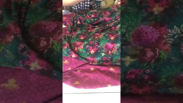 Новые тканюшки: цветы и пчёлы, коты и мыши)))