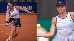 22.07.2024. Нурия Бранкаччо - Жаклин Кристиан. WTA Lasi. Nuria Brancaccio - Jaqueline Cristian