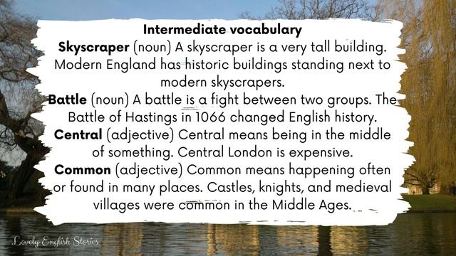 INTERMEDIATE ENGLISH STORY 📜 English History B1 - B2   Level 5 - 6   Learn English Through Story