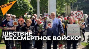 В Тбилиси прошло шествие «Бессмертное войско» в честь Дня Победы – видео