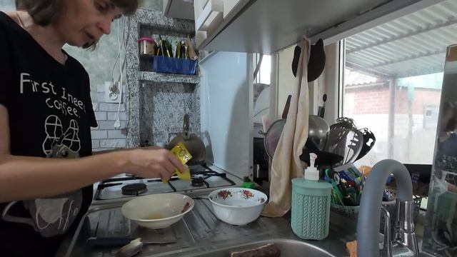 Жизнь в селе.Пожарила кабачки.Немного закупились.Влог 4.05.2025