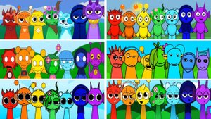 Спринклирование НА ВСЕХ этапах | Сборник Incredibox