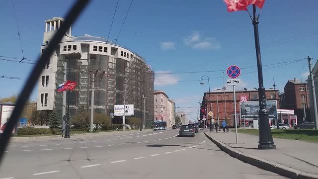 Велопрогулка. 9 мая 2025. Большой пр. ВО. от Наличной ул. до 1-й линии.