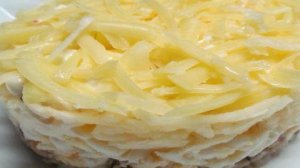 Салат из сайры с яблоком