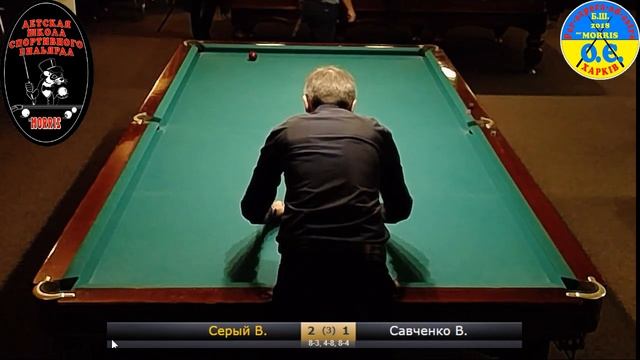 Cерый В. - Савченко В. III-й этап Кубка Б.К."mr.Morris"2019 смотреть онлайн
