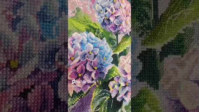 Бесконечное лето от "Овен", гортензии, вышивка крестик? смотреть онлайн