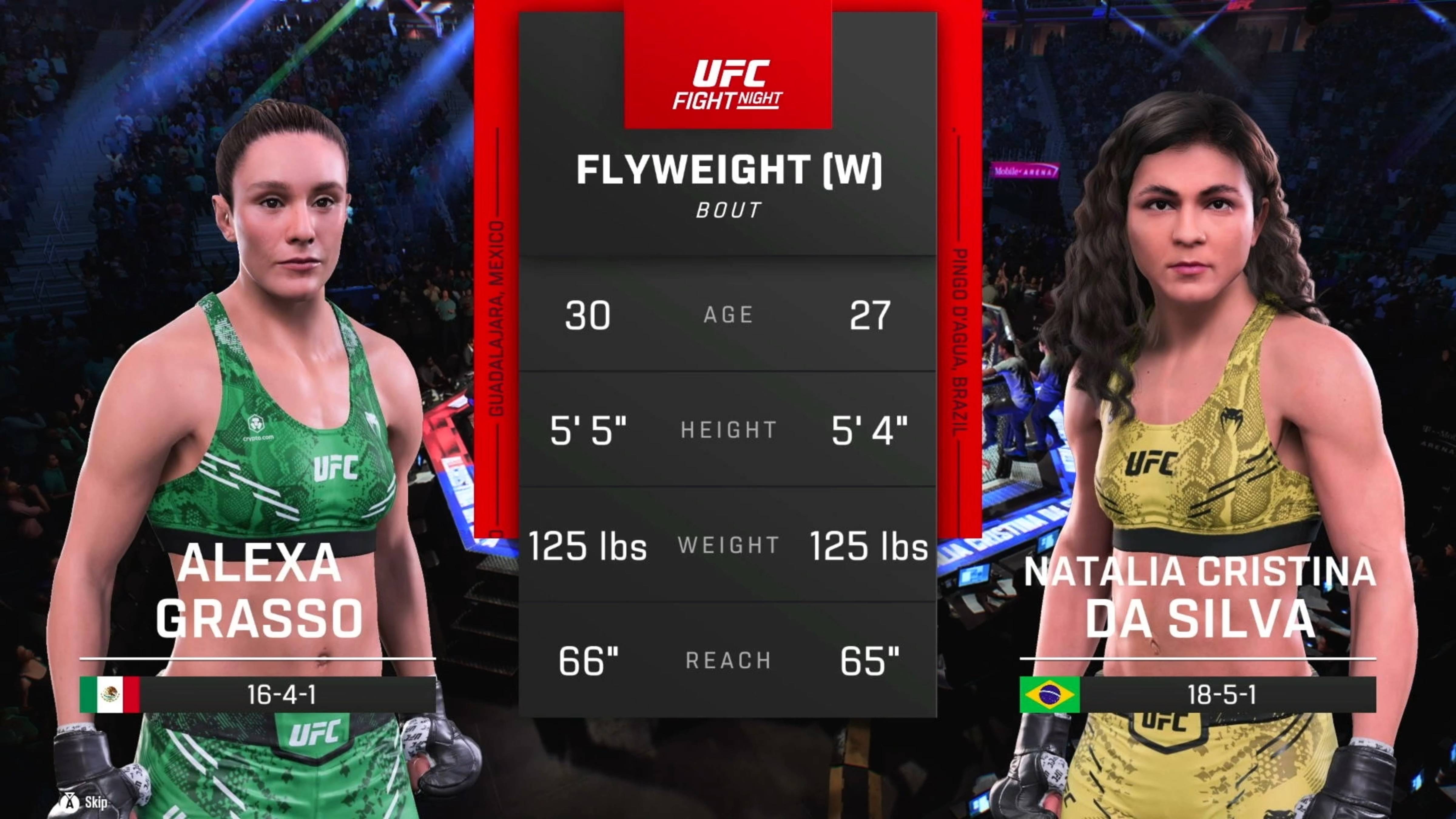 Алекса Грассо VS Наталья Силва смотреть онлайн