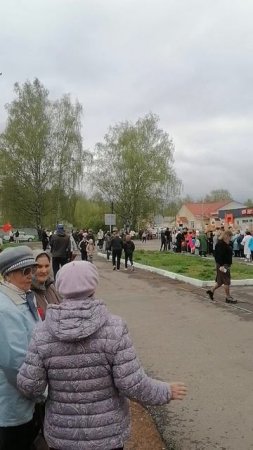 9 мая 2025. Сосновка. 
Построение бессмертного полка.