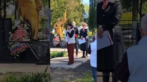 Митинг в селе Вороново Орловской области просвещенный ко дню 80 летия Победы!!!