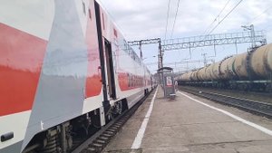 Прибытие и отправление Поезда Сообщением №21 Мурманск