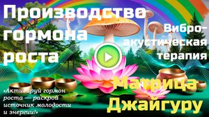 🎧🧠Производство гормона роста. Матрица. Виброакустическая терапия с Джайгуру. 💻ВАУ "Партнёр-Ол"