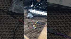 LADA Vesta установка светодиодных линз и ДХО в фары для г. Ч