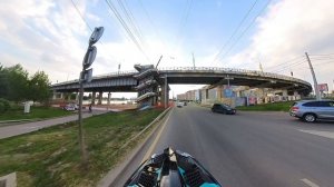 Прокатился посмотреть Тургеневский мост (ремонт), Кубано-набережную.