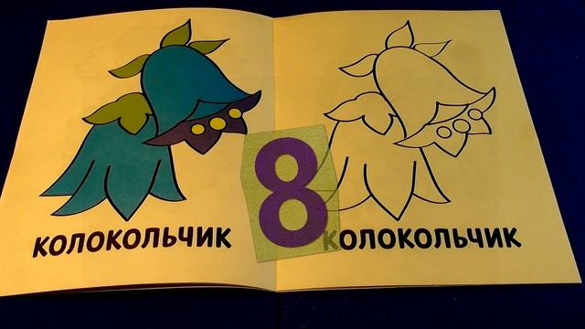 Моя Первая  Раскраска | Анютины глазки | My First Coloring Book