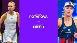 06.08.2024. Анастасия Потапова - Магдалена Френх. WTA Toronto. Anastasia Potapova - Magdalena Fręch
