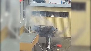 Горит магазин Сом в Каменске-Уральском