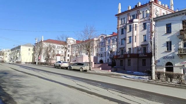 Южный Урал. Магнитогорск. Пр. Ленина от вокзала до ул. Л смотреть онлайн