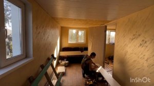 Крепление ПВХ панелей на потолок. Все быстро и по делу