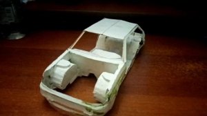 ВАЗ 2114 из Бумаги Своими Руками. Часть 1