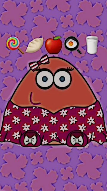 #Pou Ешьте смайлики по порядку #Pou:3 #_-Pou-_ #Еда