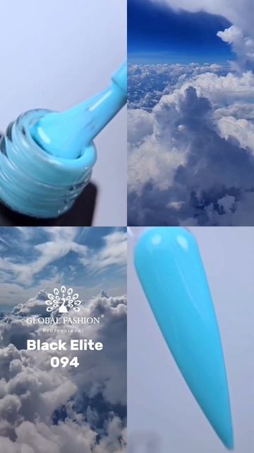 Гель-лак Black Elite 094 — нежный голубой оттенок, который на смотреть онлайн