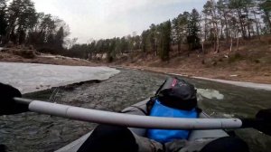Сплав по реке Держа. Март 2025. Есть ли вода? Водный поход