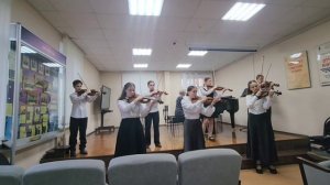 Антон Лысов "Попурри на темы песен о войне". Анс  скрипачей ДМШ 2, г. Балахна,Нижегородская обл.