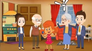 Family Members Chant. Family Members Song. (360p)