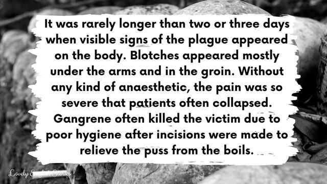 ADVANCED ENGLISH STORY 💀The Great Plague🦠 C1 - C2   Level 7 - 8   English Listening Practice