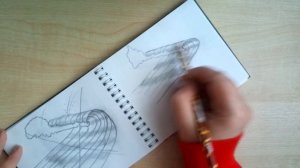 Учусь рисовать по книге. Шестнадцатый день. Волна