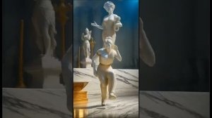 Античные скульптуры танцуют под Era Ameno / ChatGPT