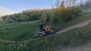 Тренируюсь плавному подъёму в горку.