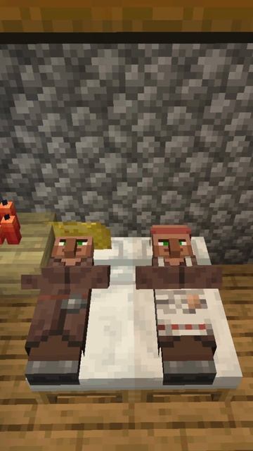 Как размножаются жители в майнкрафте  #games #майнкрафт #? смотреть онлайн