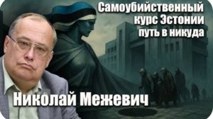Самоубийственный курс Эстонии, путь в некуда. Николай Межевич