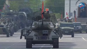 Юбилей Победы: грандиозный парад в Новосибирске собрал 2500 участников