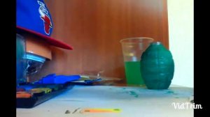 Самодельная граната с подвохом(водой)Прикол над друзьями.